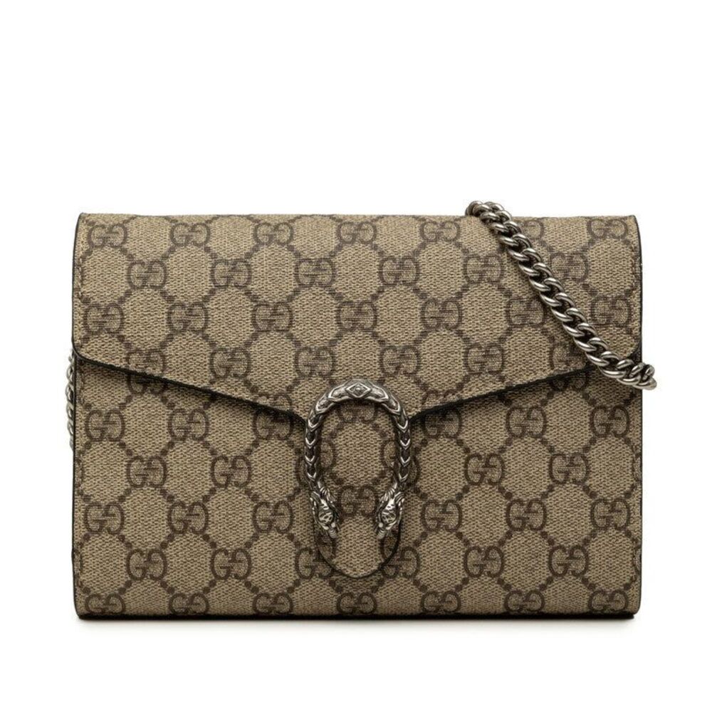Gucci GG Supreme Dionysus Chain Wallet Shoulder Bag